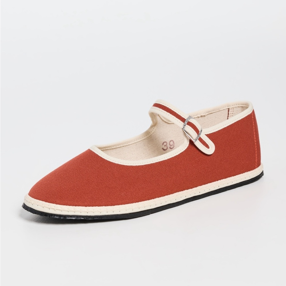 VibiVenezia Canvas Ballet Flats from Italy Size 39